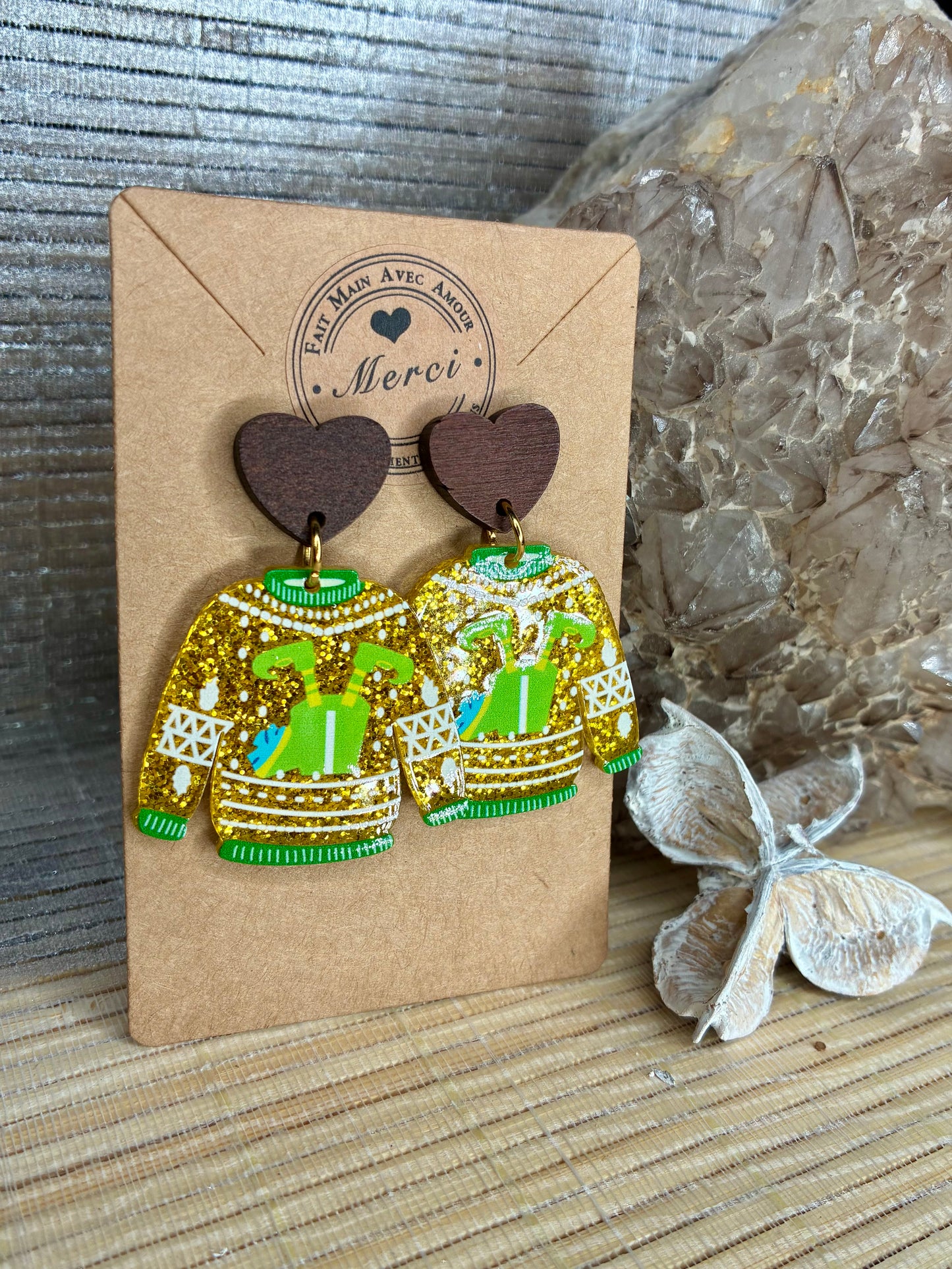 Boucles d’oreilles 🎄