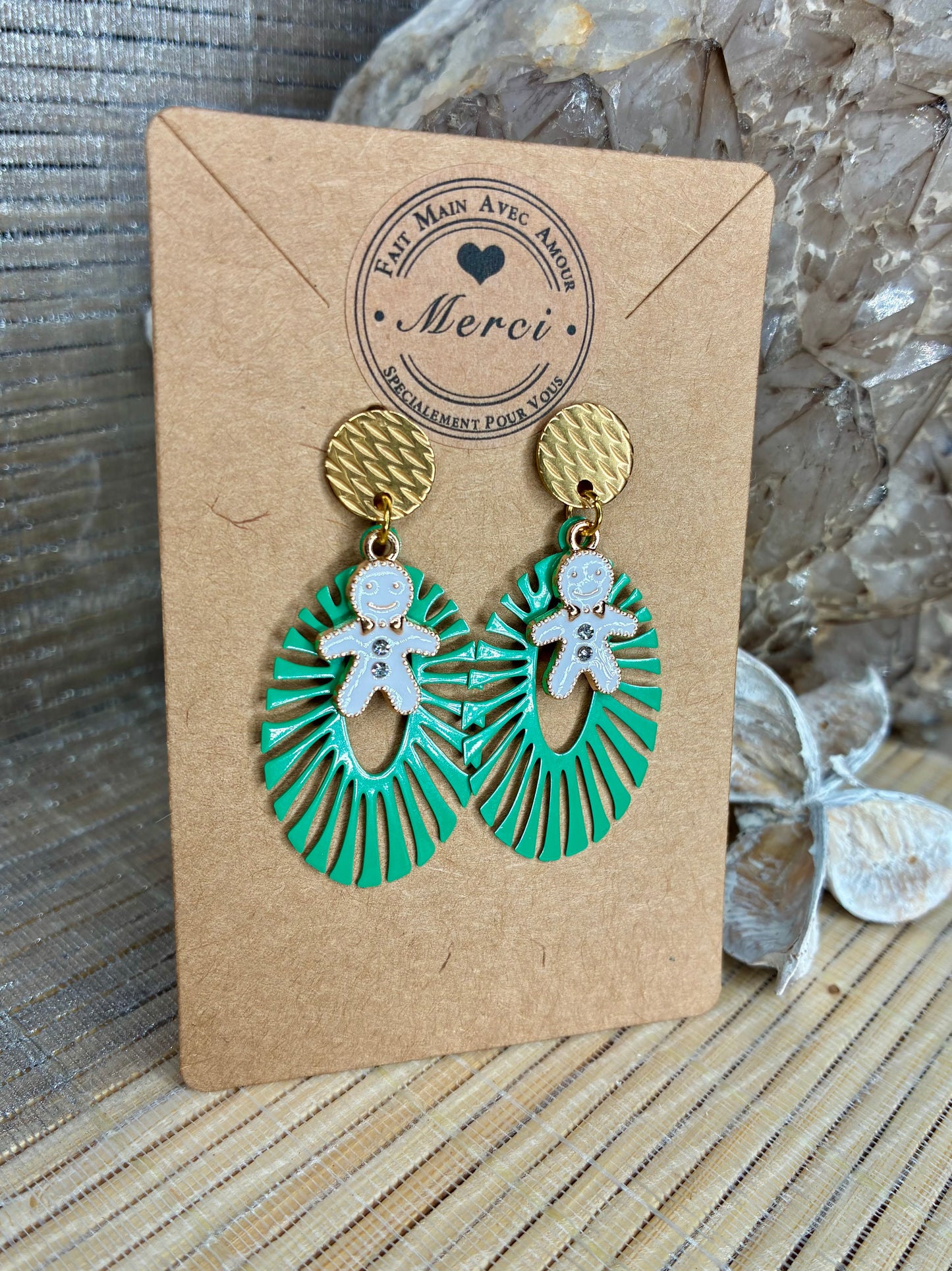 Boucles d’oreilles🎄