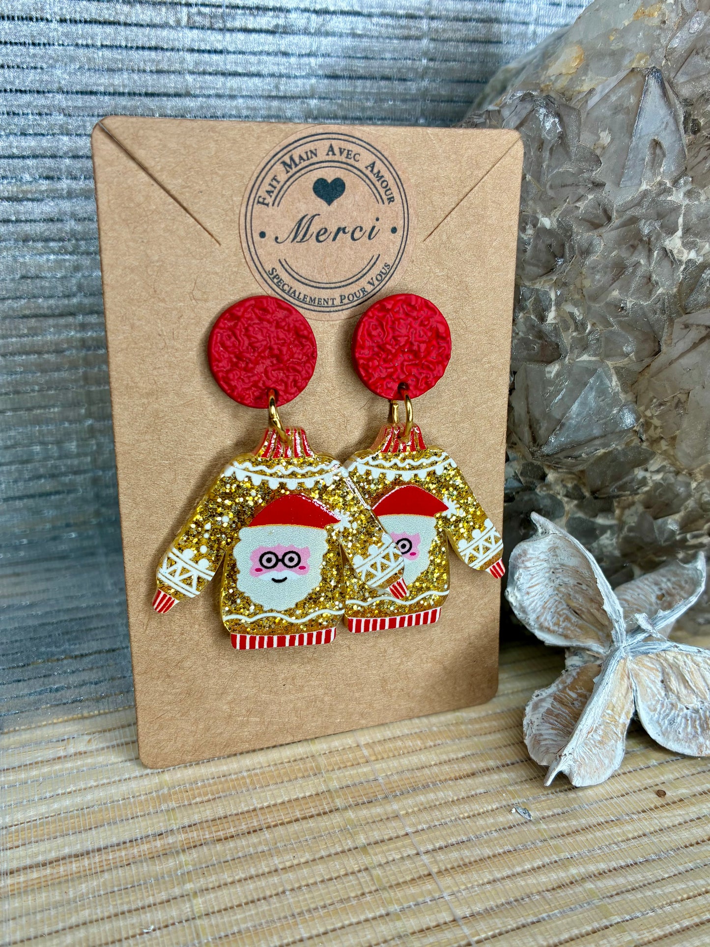 Boucles d’oreilles 🎄