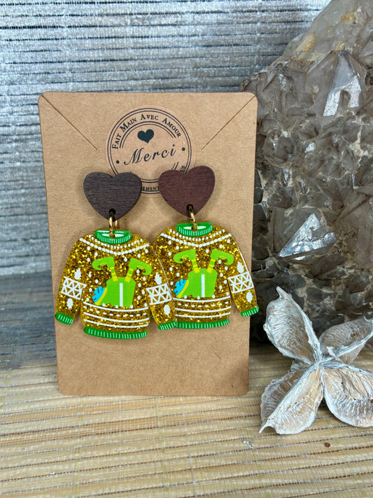 Boucles d’oreilles 🎄