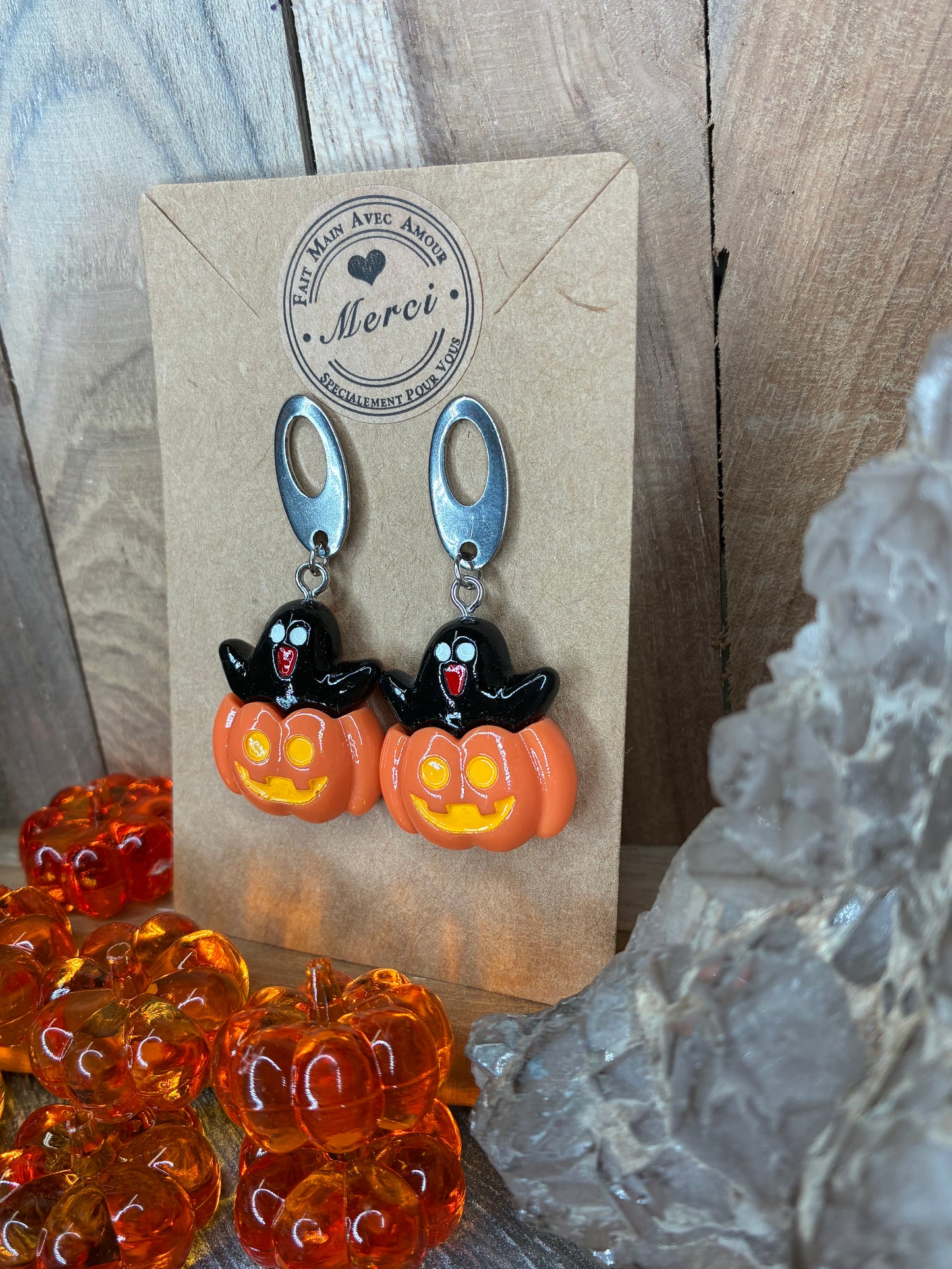 Boucles d’oreilles Halloween