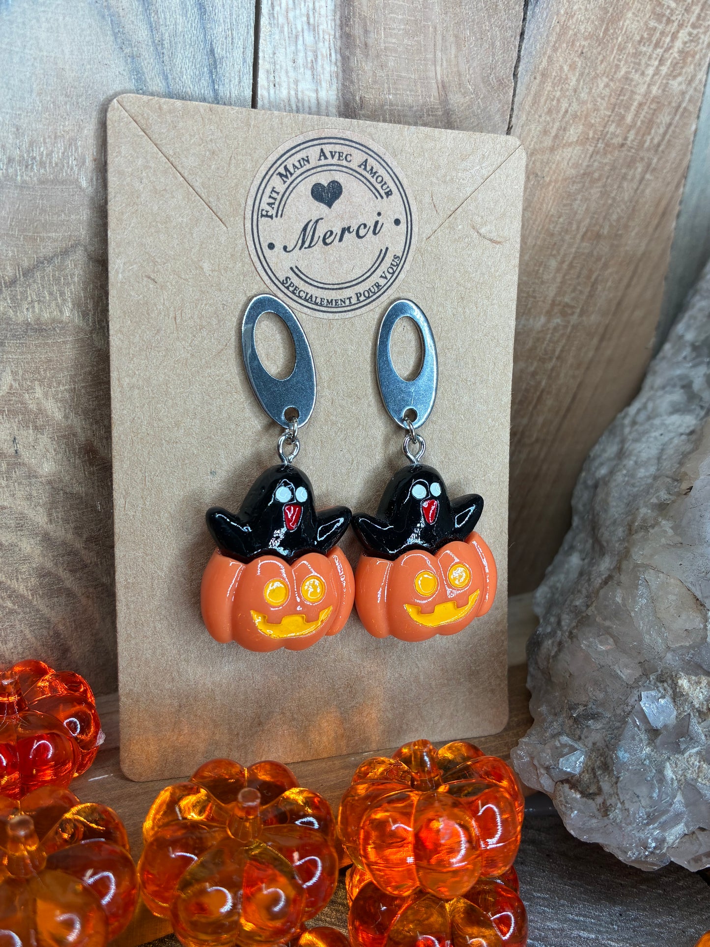 Boucles d’oreilles Halloween