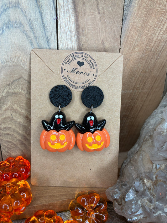 Boucles d’oreilles Halloween