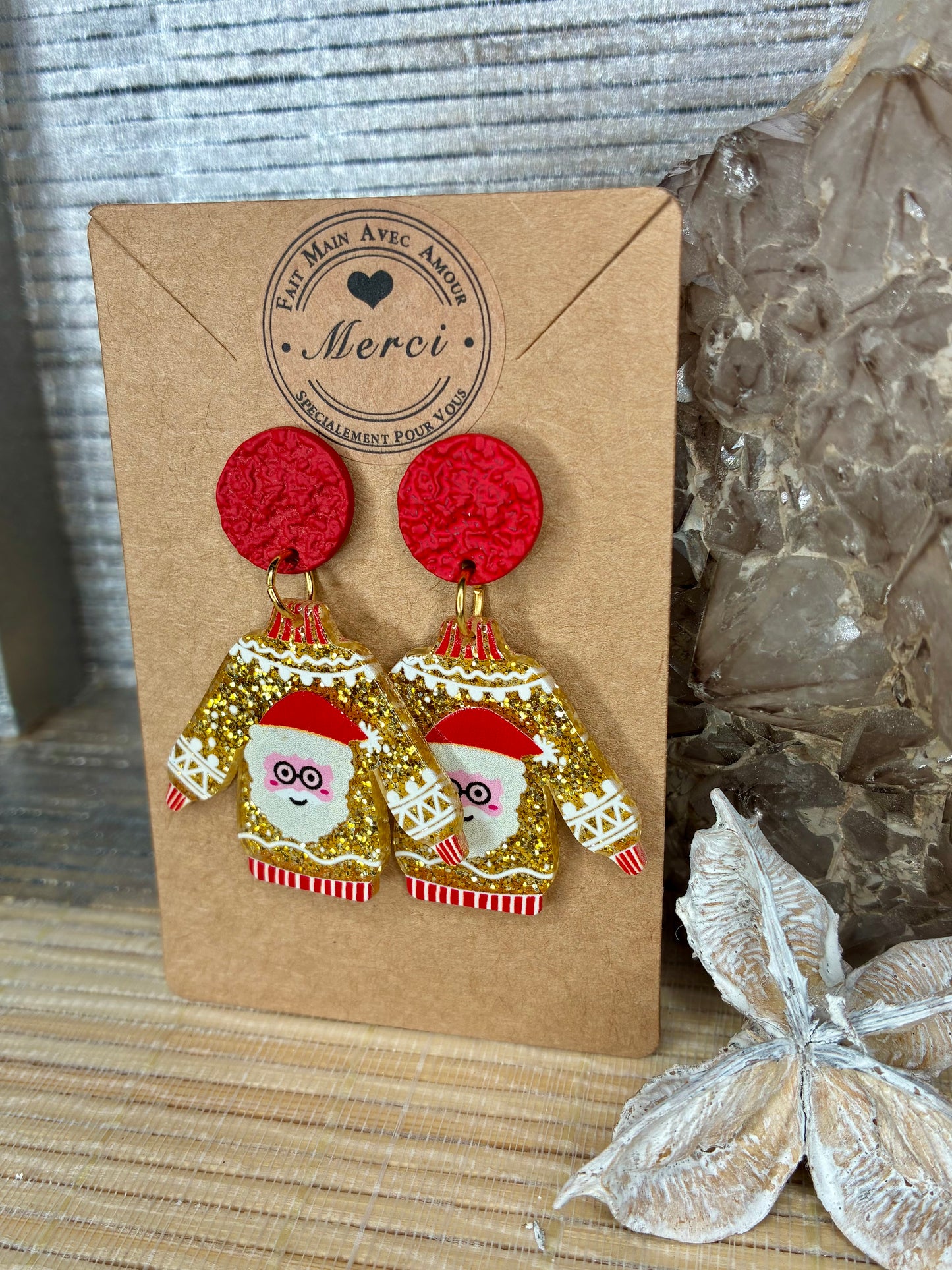 Boucles d’oreilles 🎄