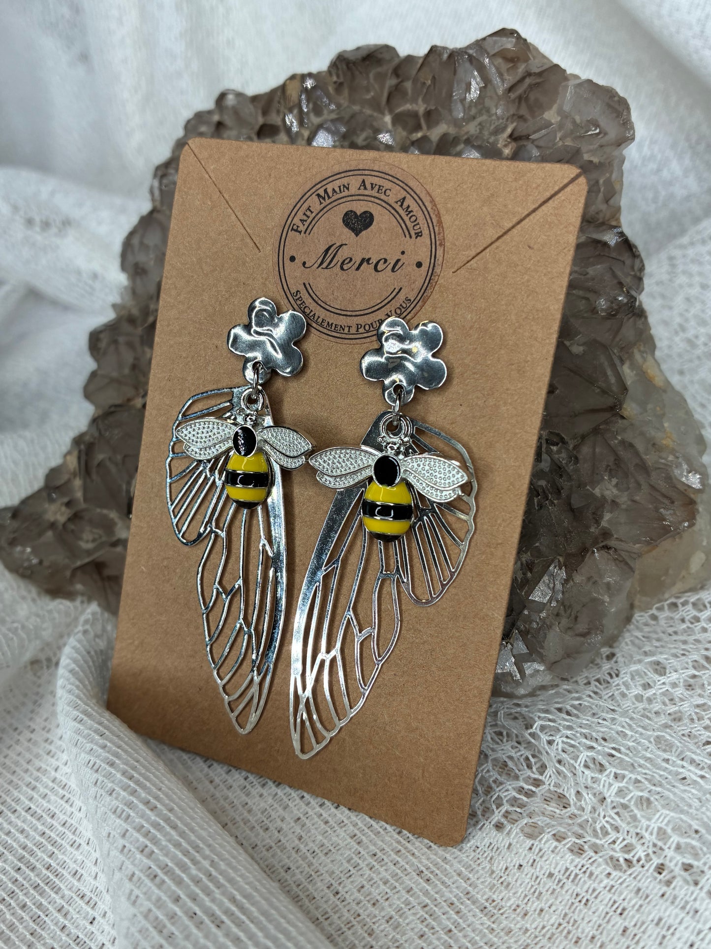 Boucles d’oreilles🐝