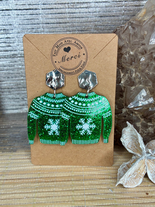 Boucles d’oreilles 🎄