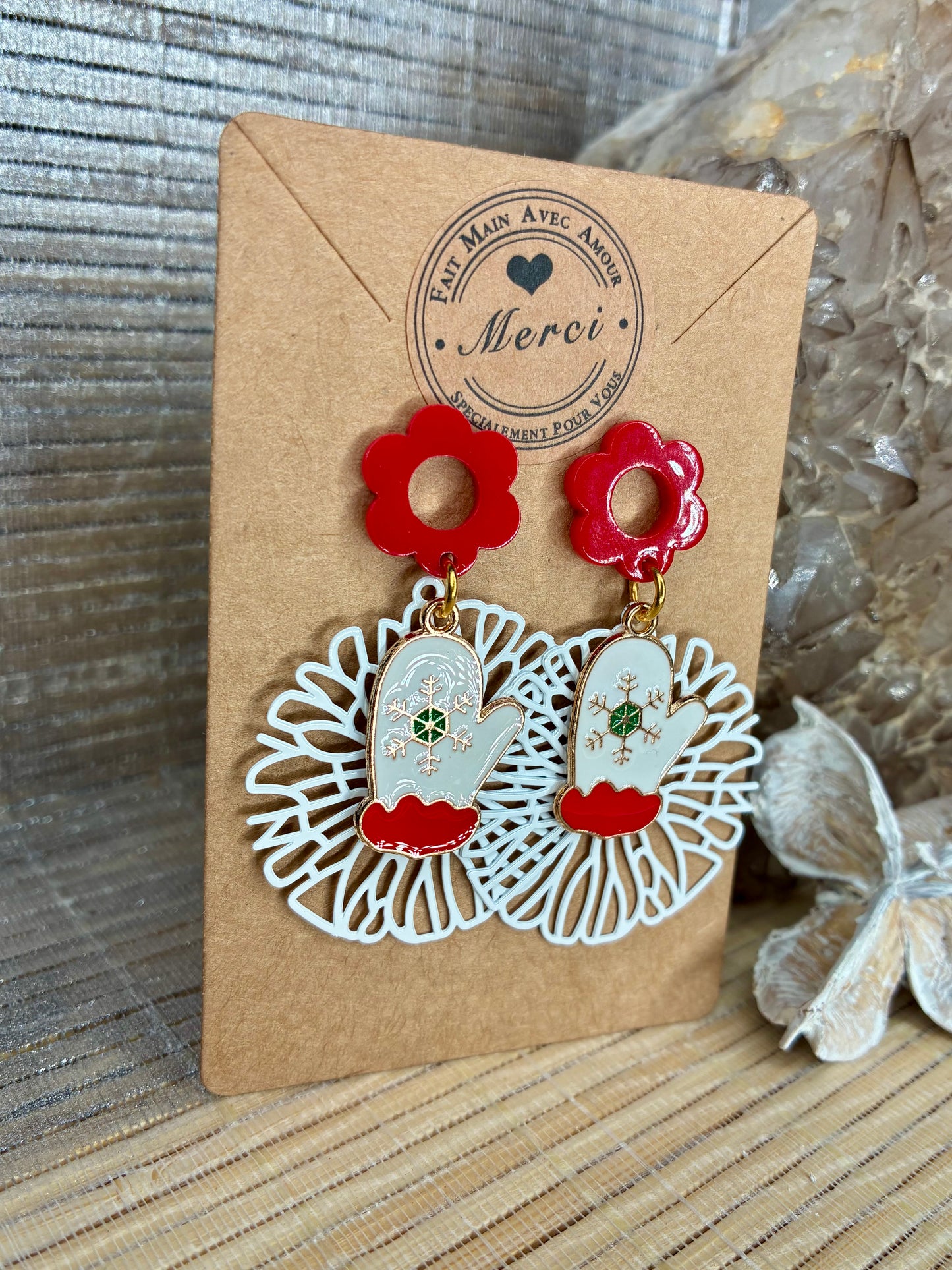 Boucles d’oreilles 🎄