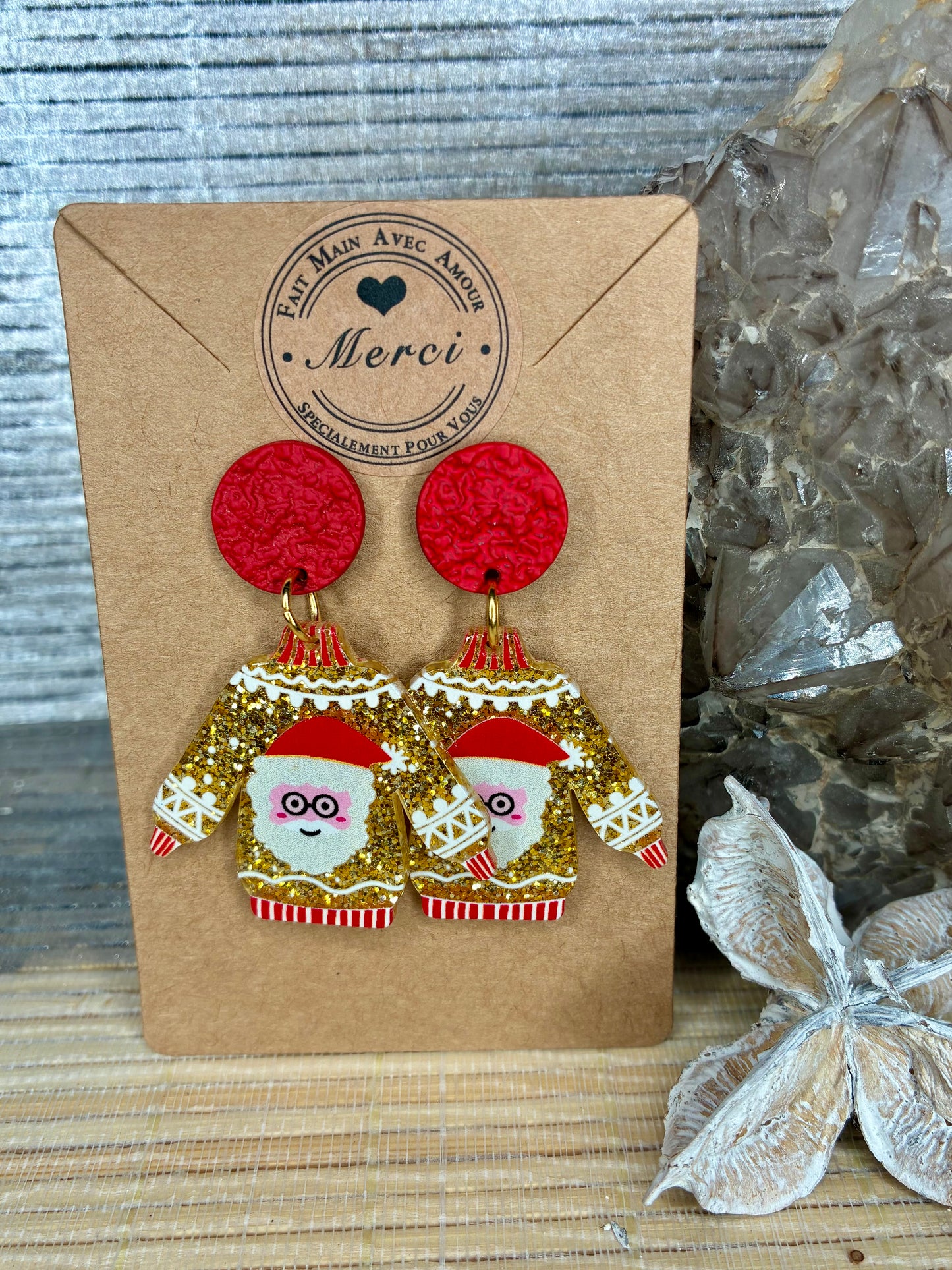 Boucles d’oreilles 🎄