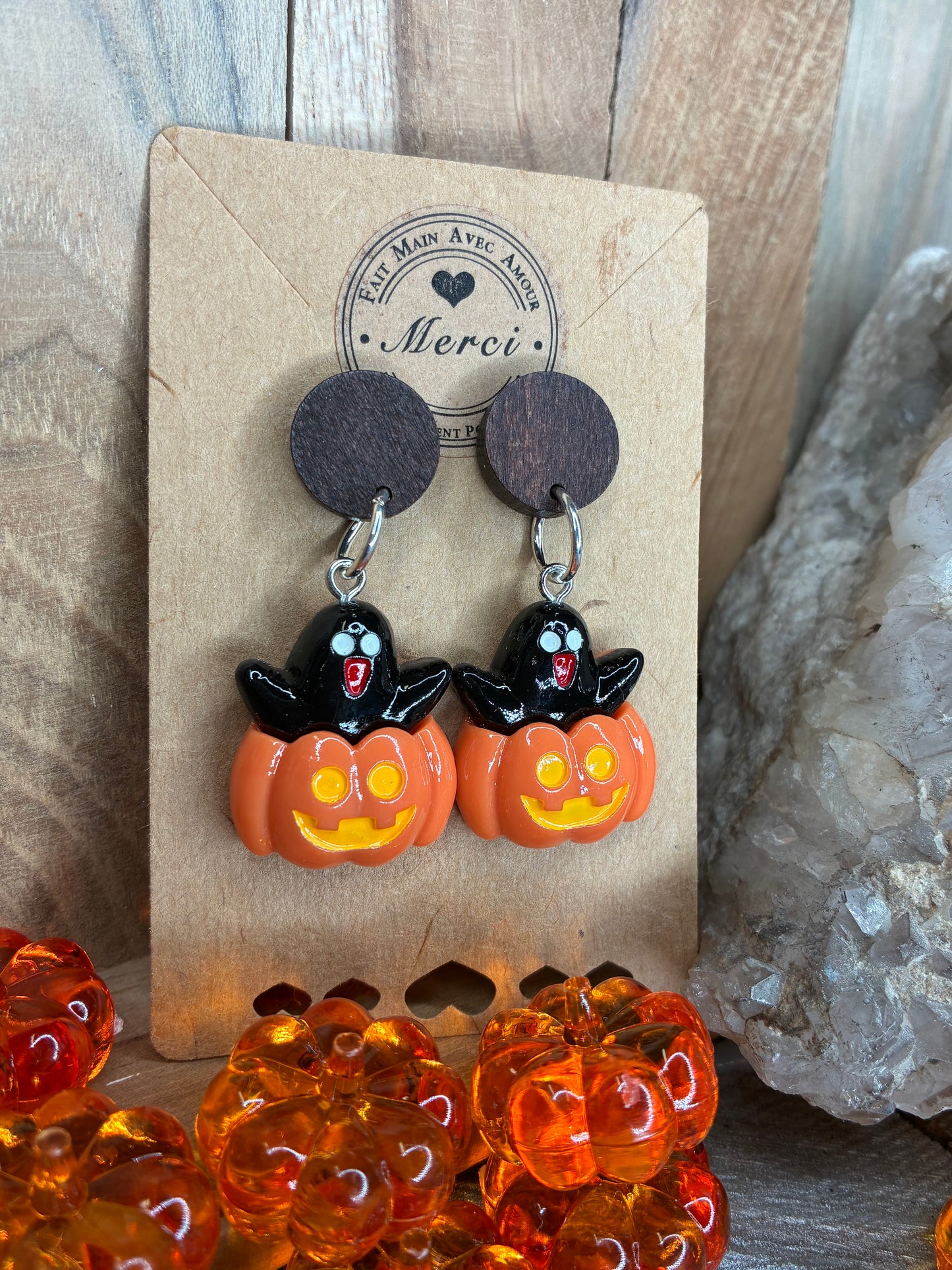 Boucles d’oreilles Halloween