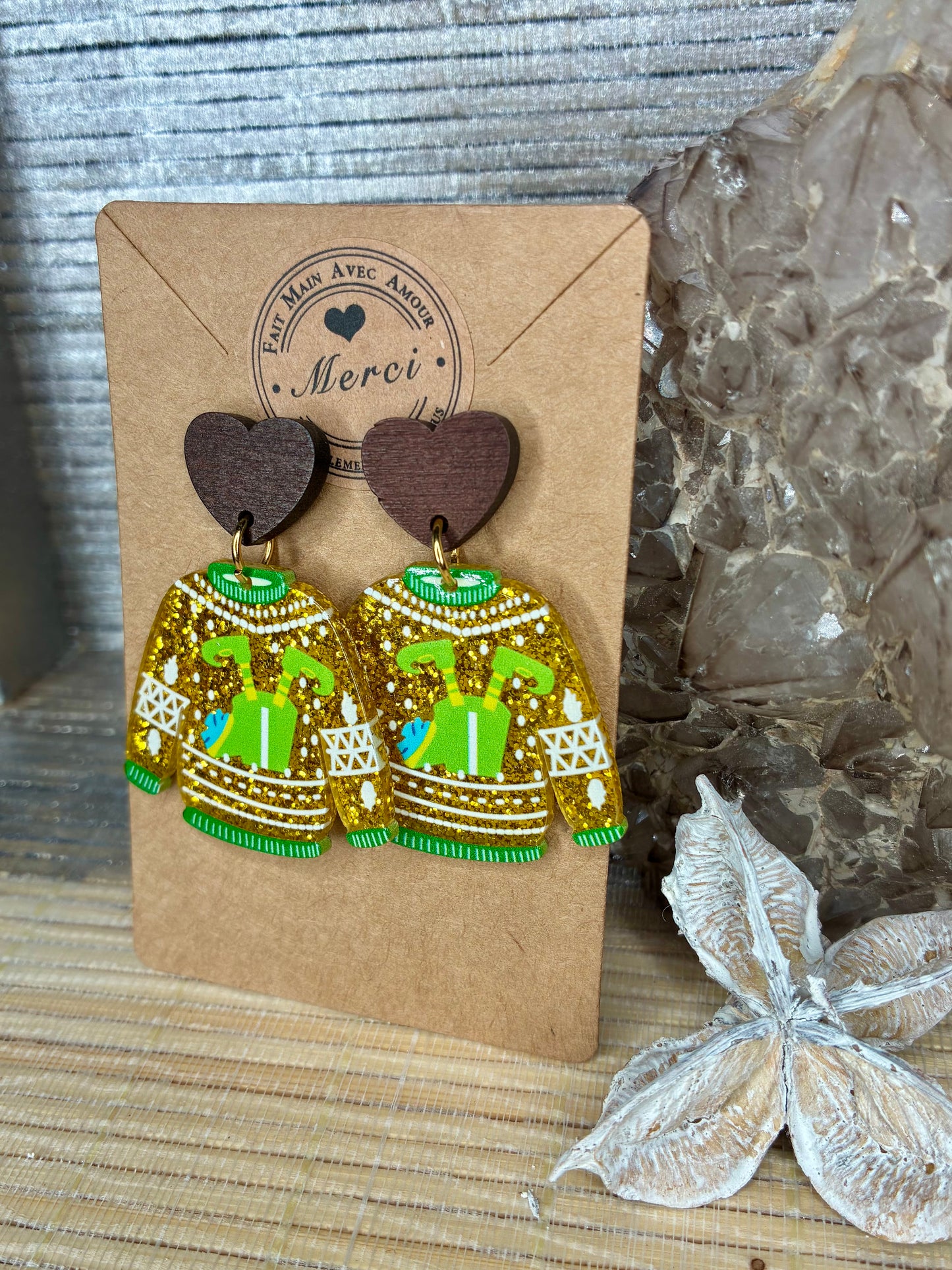 Boucles d’oreilles 🎄