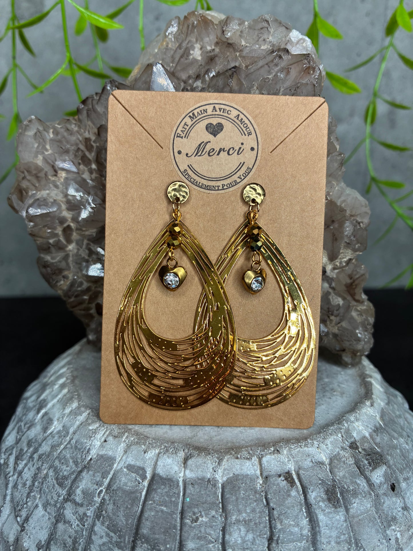 Boucles d’oreilles ￼