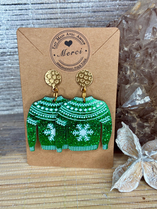 Boucles d’oreilles 🎄