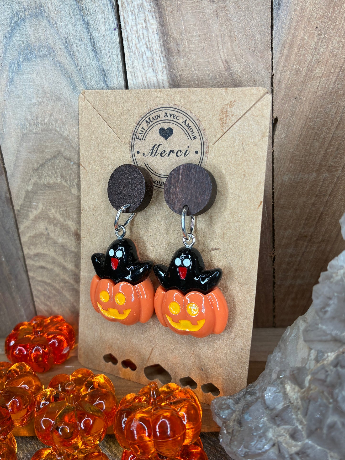 Boucles d’oreilles Halloween